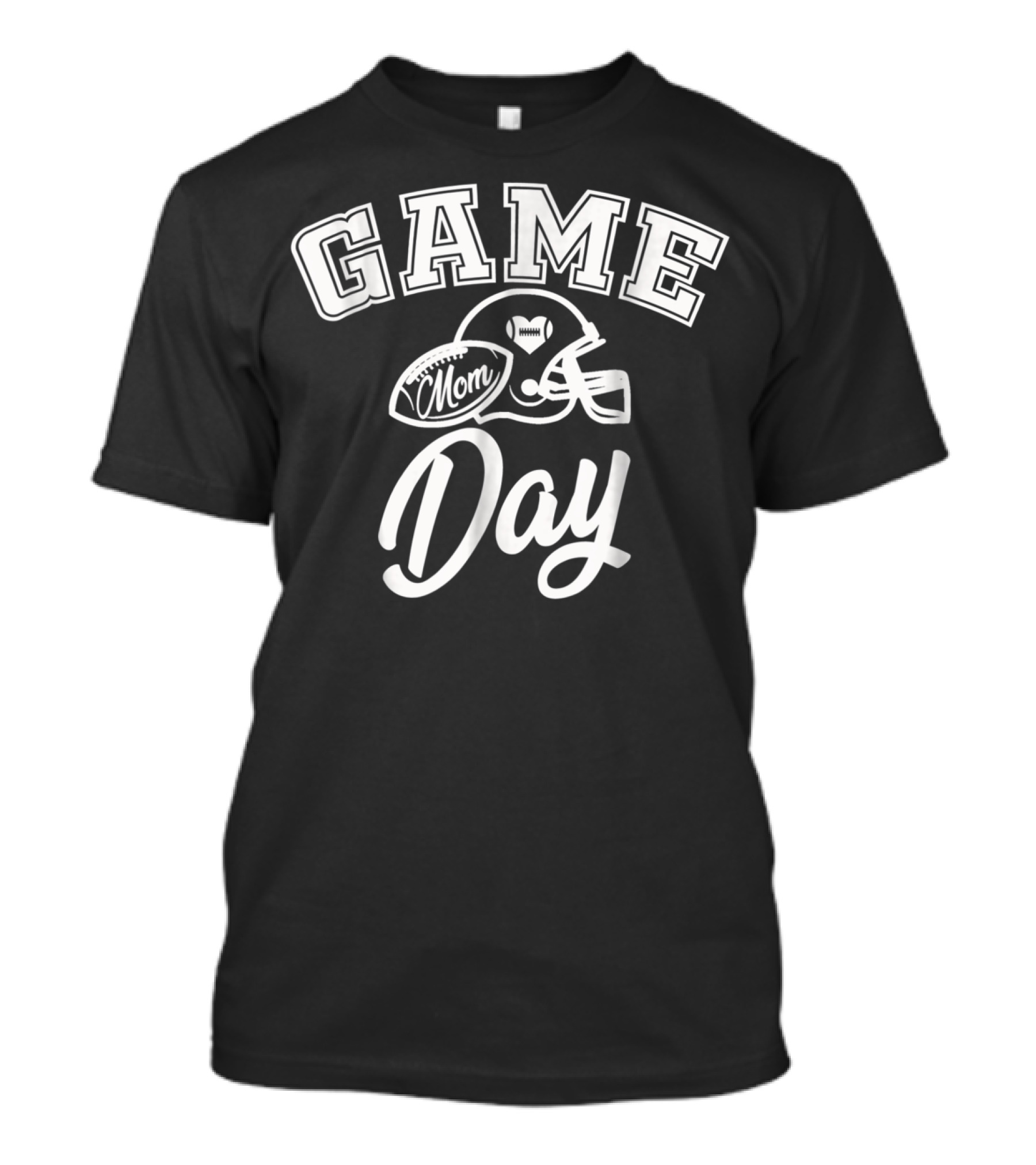 GAME DAY MOM FOOTBALL HELMET DAY T-Shirt