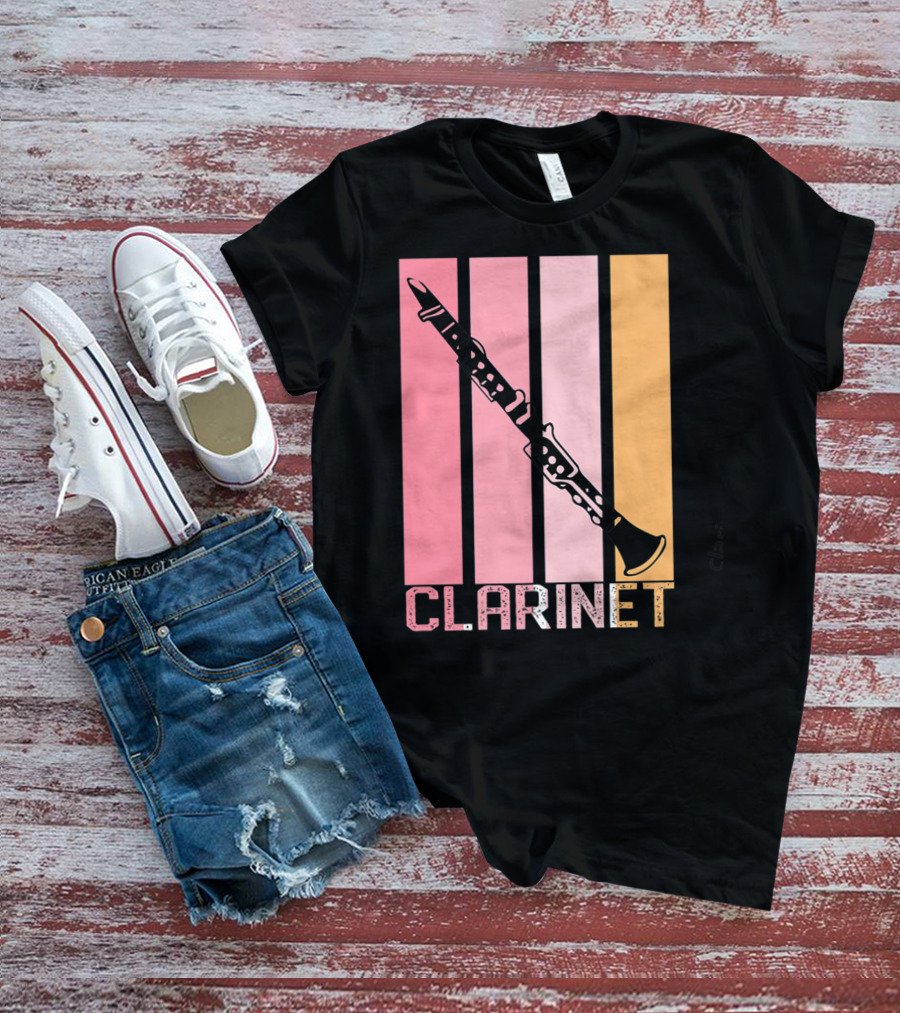 Band Mom Clarinet Marching Band School Clarinet T-Shirt