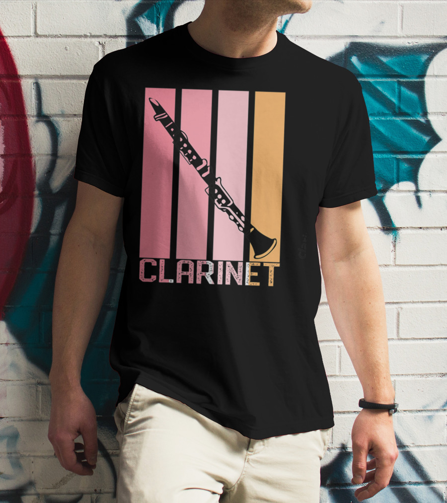 Band Mom Clarinet Marching Band School Clarinet T-Shirt