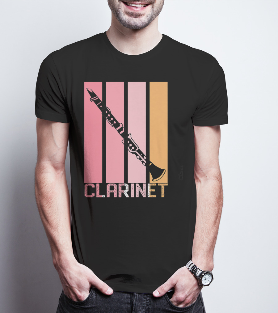 Band Mom Clarinet Marching Band School Clarinet T-Shirt