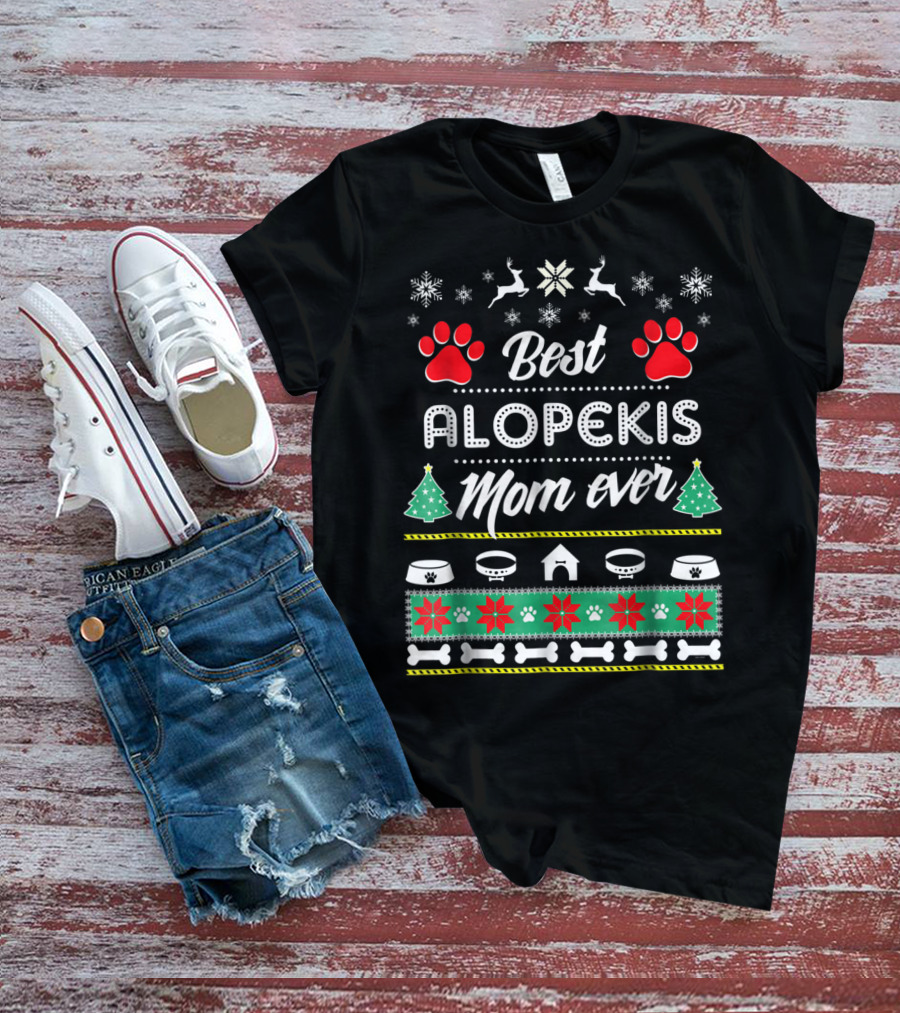 Best Alopekis Mom Ever Christmas T-Shirt