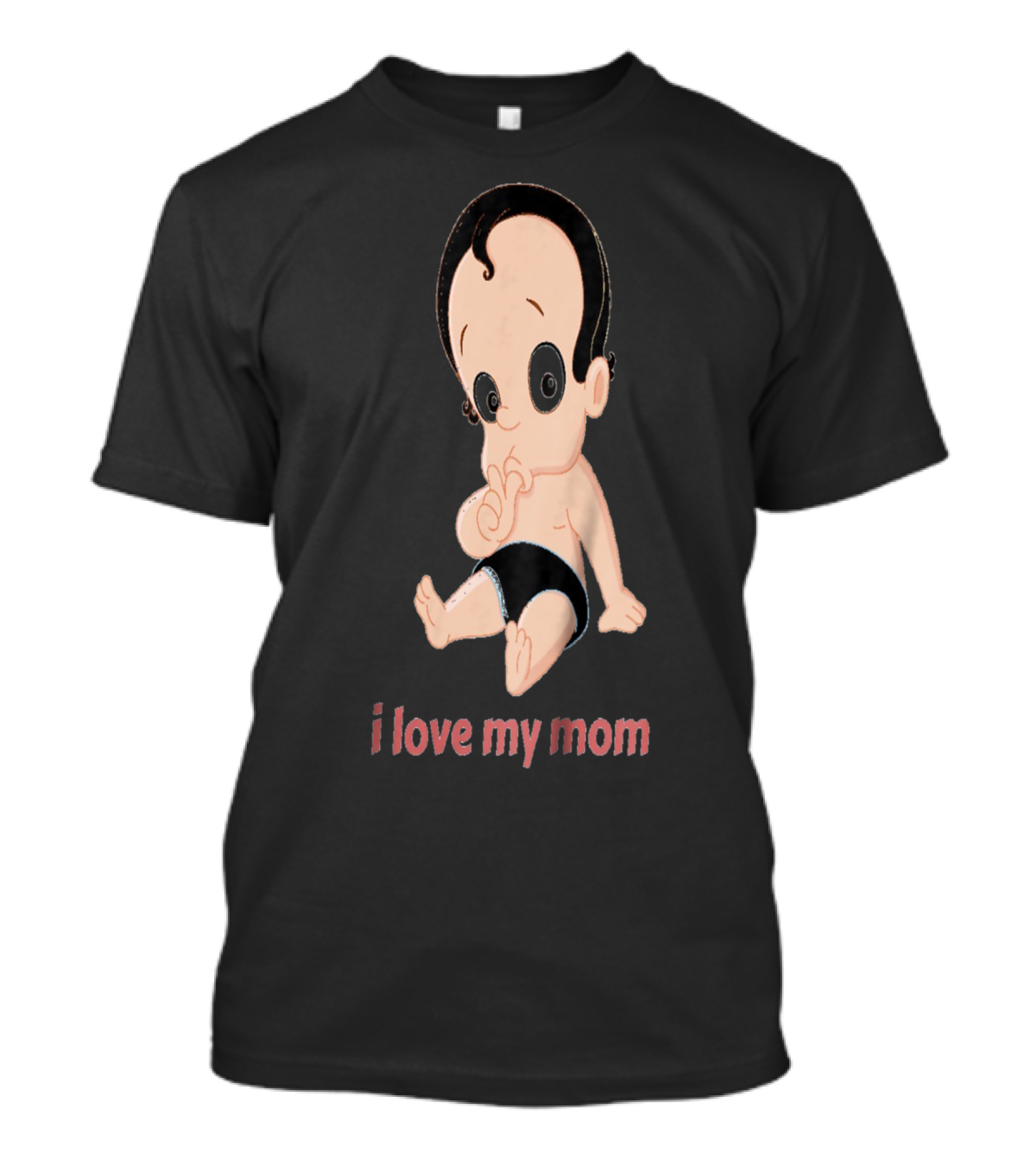I Love My Mom Kids28 Cartoon Baby T-Shirt