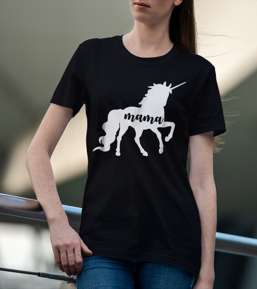 Mama Unicorn Horse T-Shirt