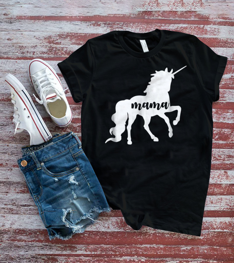 Mama Unicorn Horse New T-Shirt