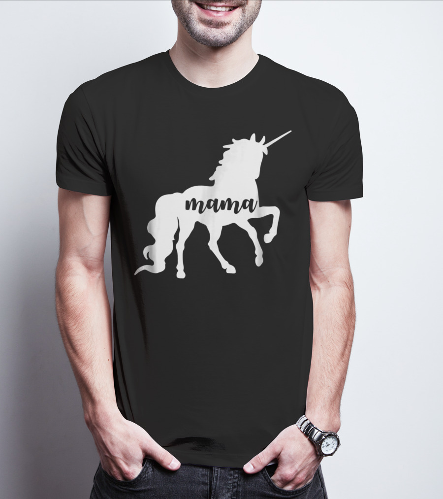 Mama Unicorn Horse New T-Shirt