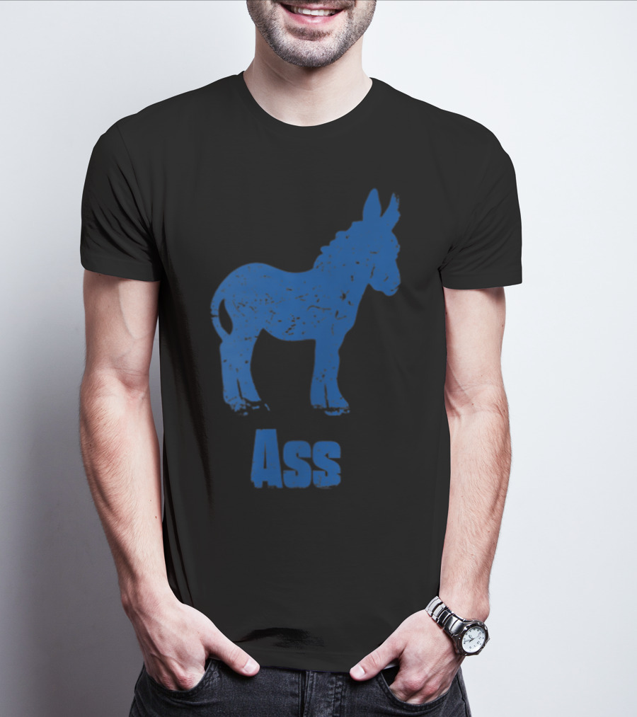 Ass Donkey Funny Dad Husband Wife72 T-Shirt