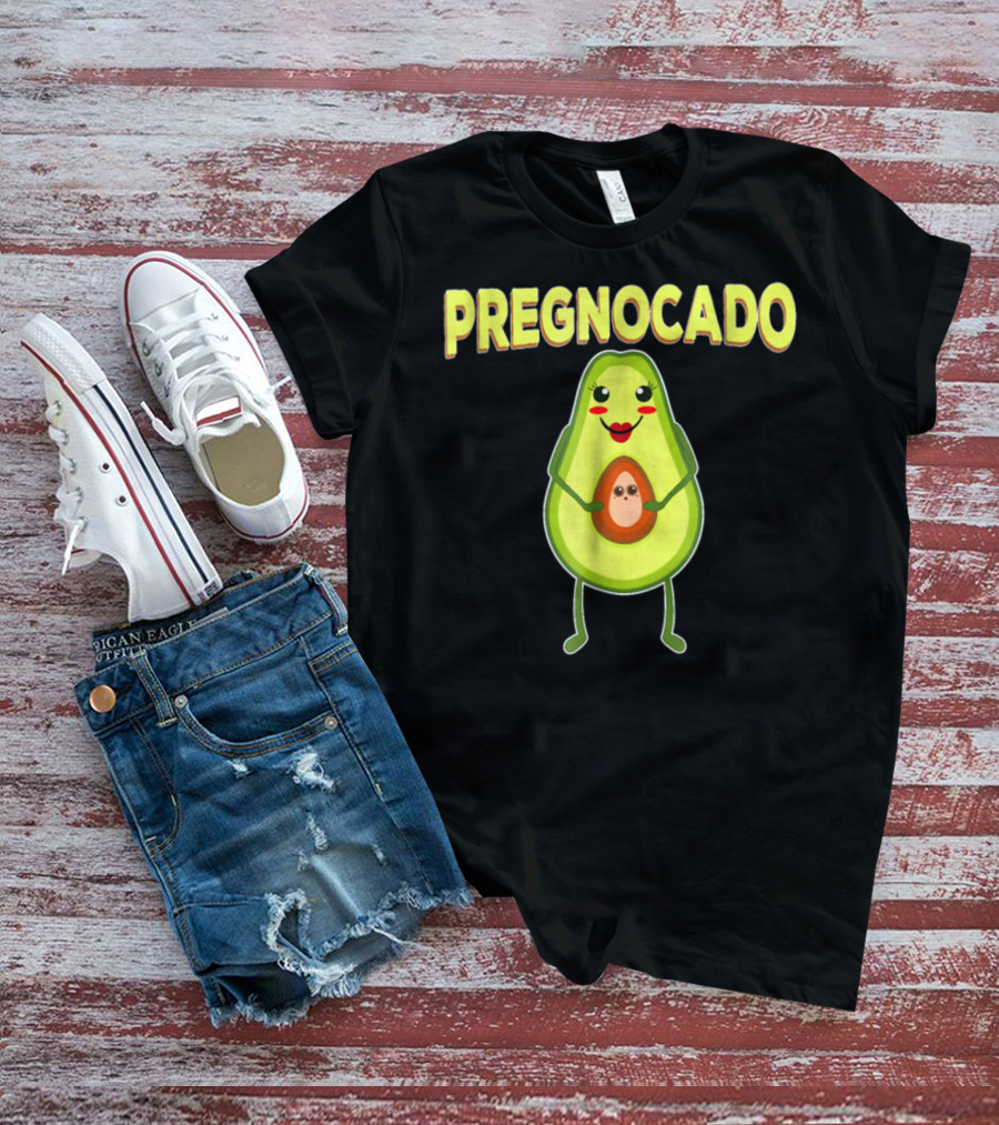 Pregnocado Avocado Pregnant Food Pregnancy Announcement T-Shirt