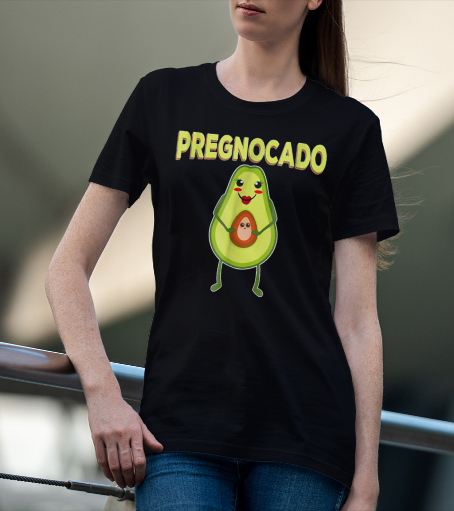 Pregnocado Avocado Pregnant Food Pregnancy Announcement T-Shirt
