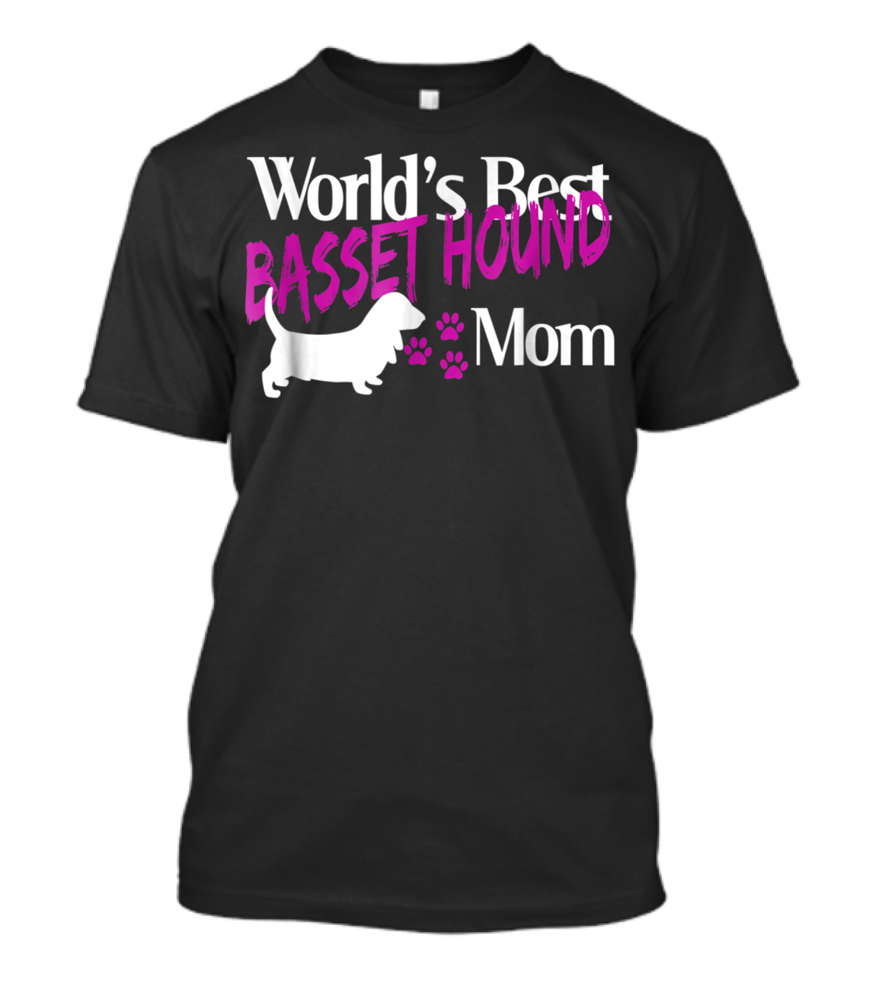 World's Best Basset Hound Mom T-Shirt