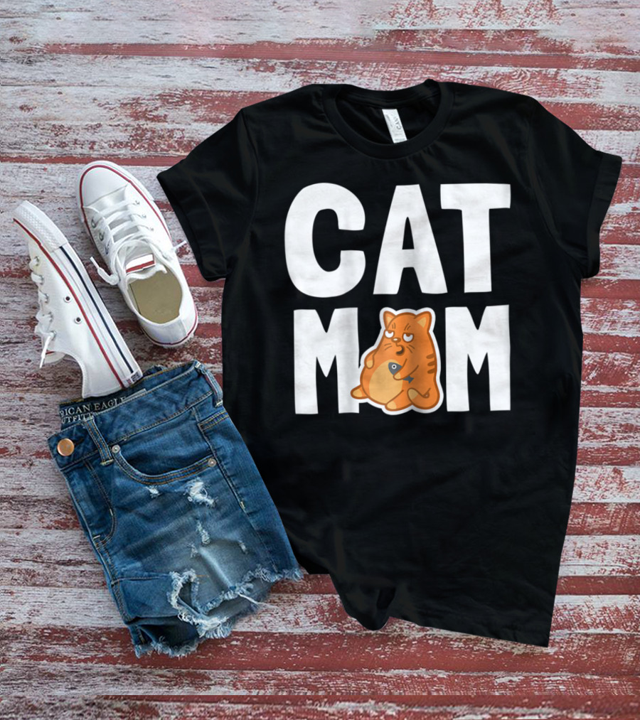 CAT MOM I Cool Pet Owner Mother T-Shirt