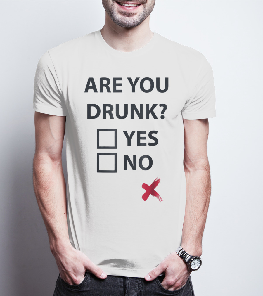 Are You Drunk Yes No X Christmas Beer Mom I Love Day Drinking T-Shirt