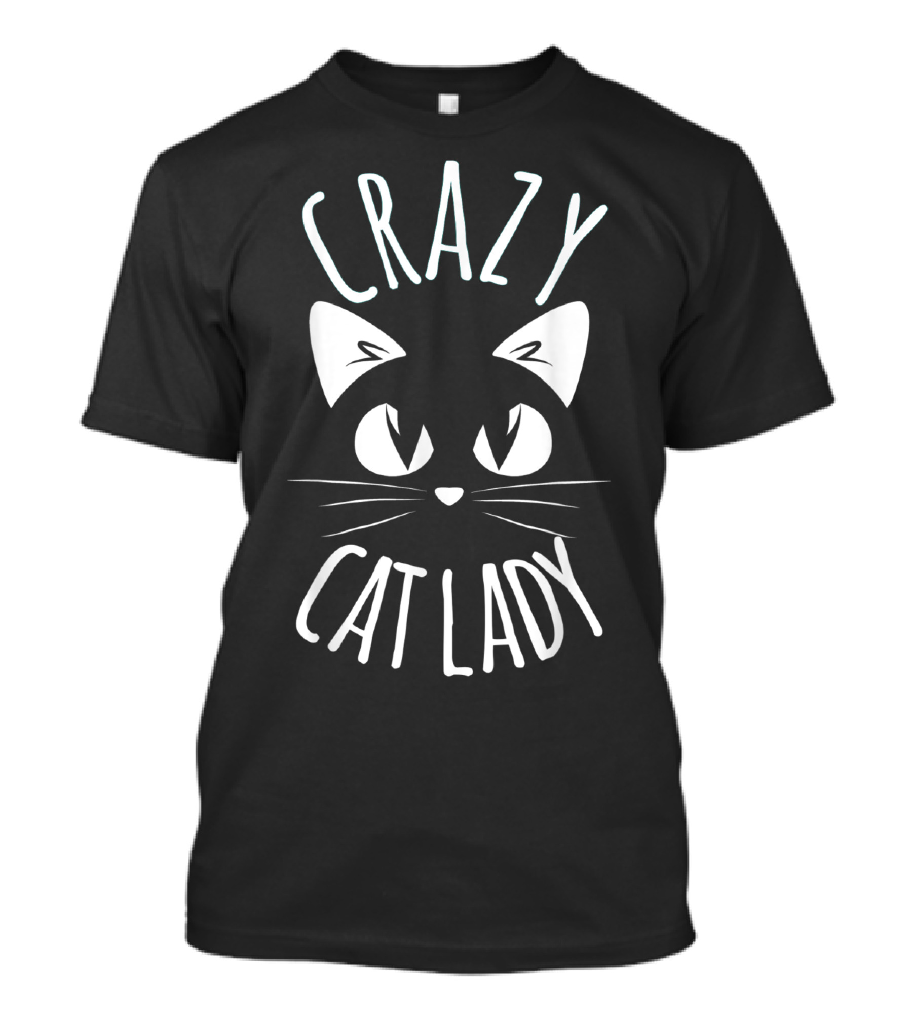CRAZY CAT LADY Funny Fur Cats T-Shirt