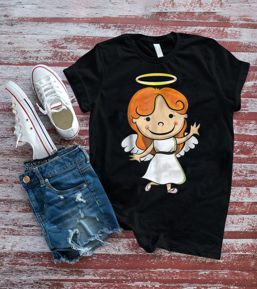 Cute Angel Halo Halloween Costume Christian T-Shirt