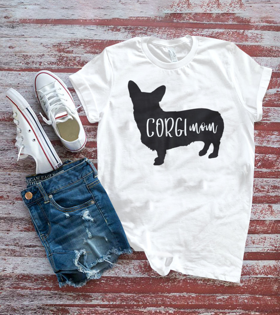Corgi Mom Corgi Dog T-Shirt