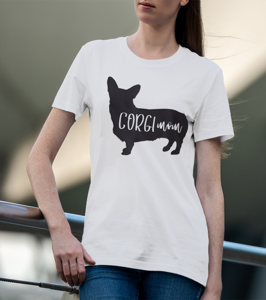 Corgi Mom Corgi Dog T-Shirt
