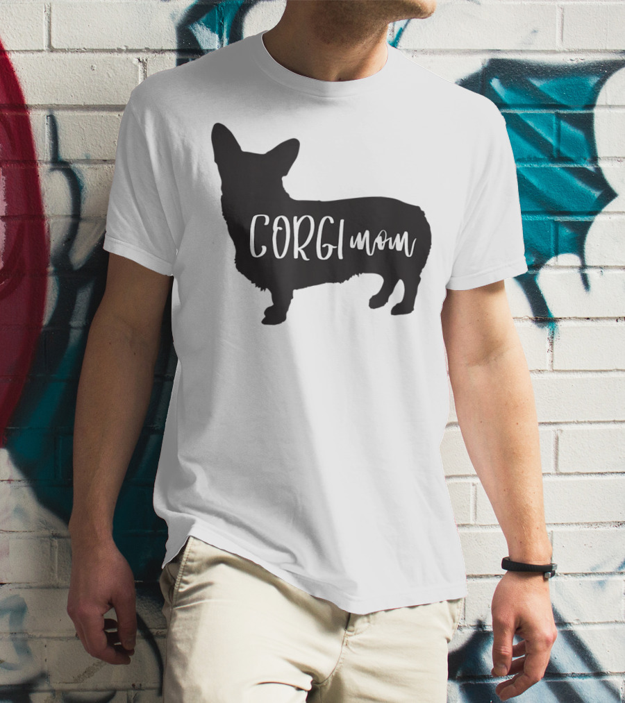 Corgi Mom Corgi Dog T-Shirt