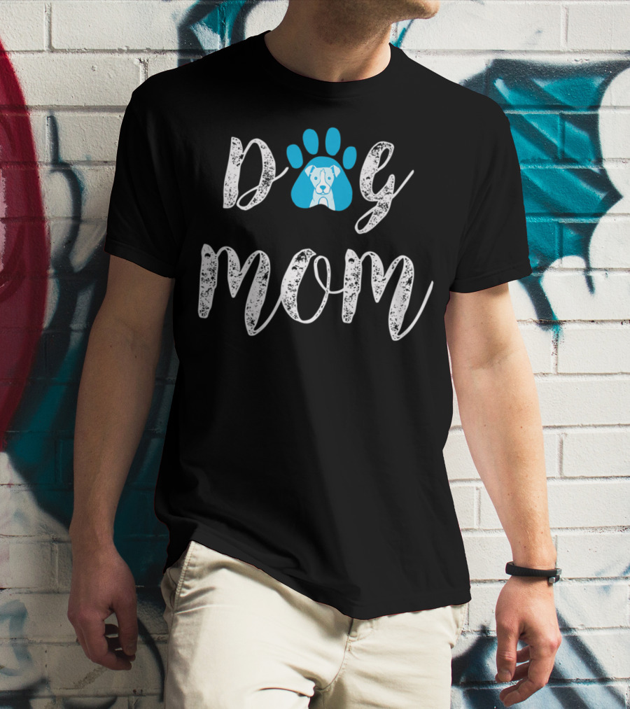 DOG LOVING DOG MOM FOR WOMEN GIRL33 T-Shirt