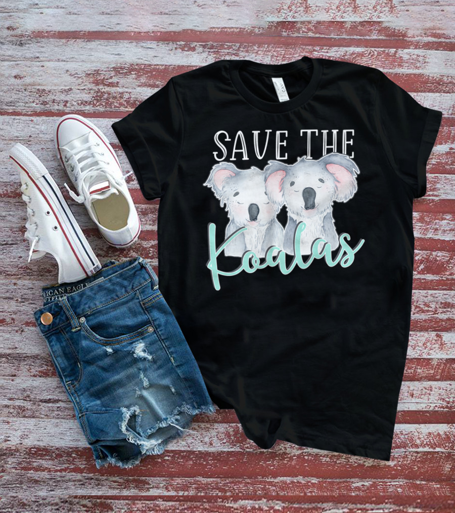 Save The Koalas Lovers Australia Strong Save The Koalas T-Shirt