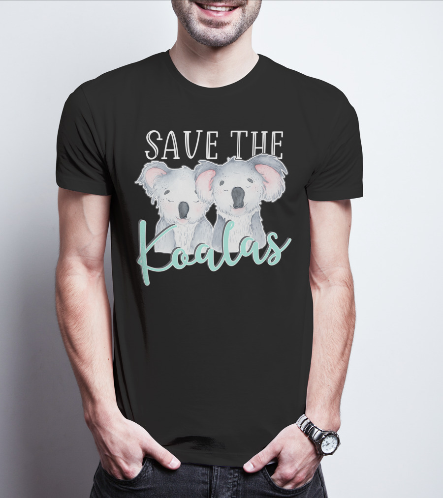 Save The Koalas Lovers Australia Strong Save The Koalas T-Shirt