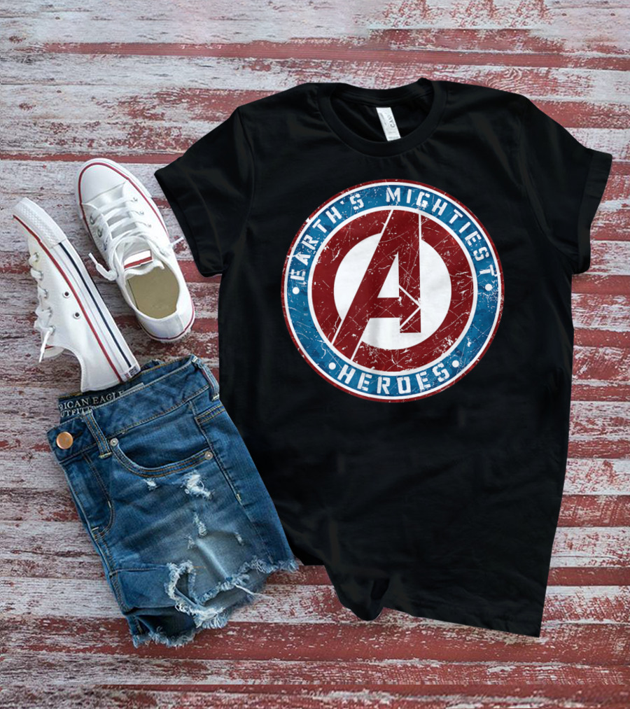 Marvel Avengers Earth's Mightiest Heroes A Symbol T-Shirt