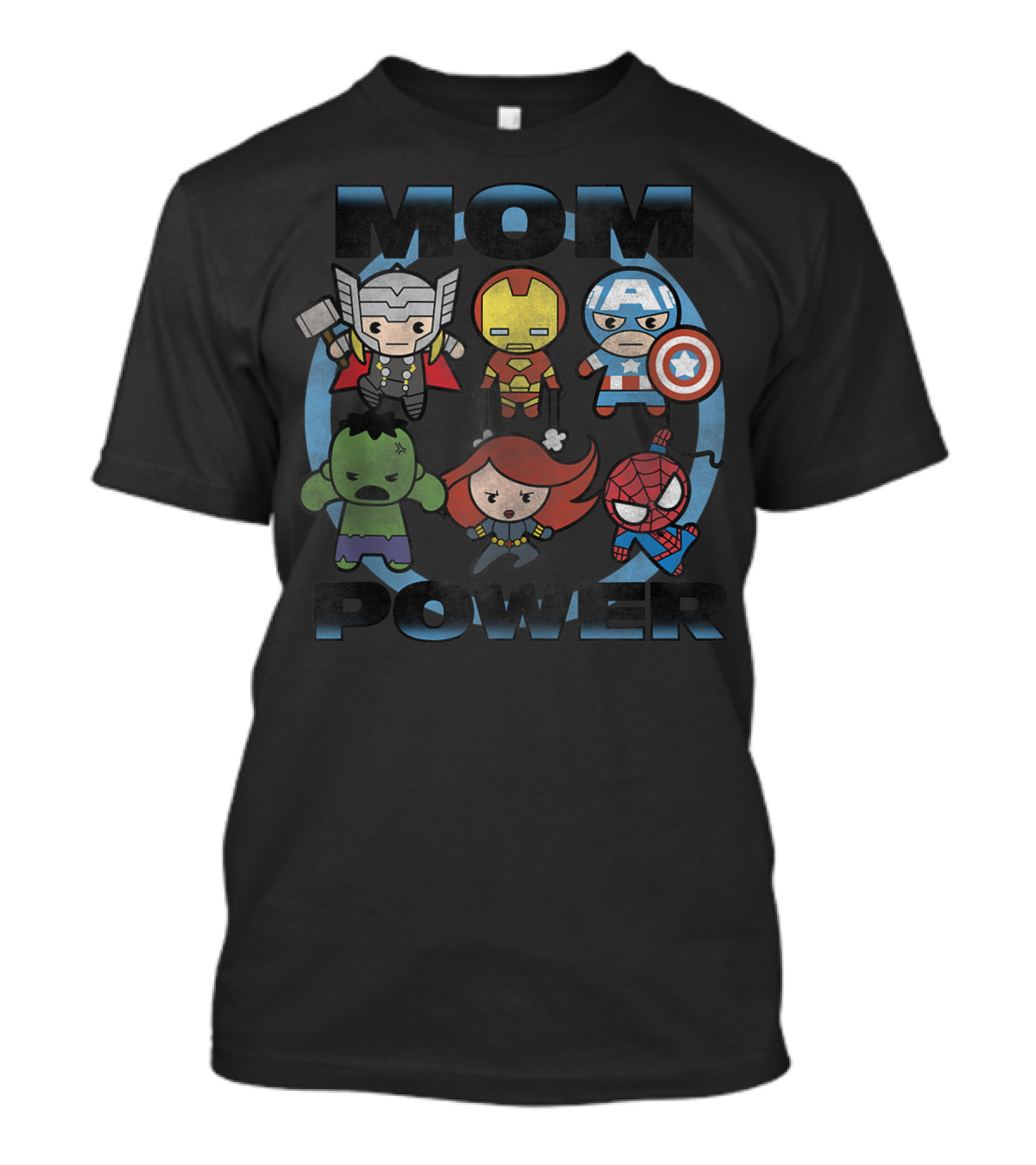 Marvel Avengers Kawaii Mom Power Group Shot T-Shirt