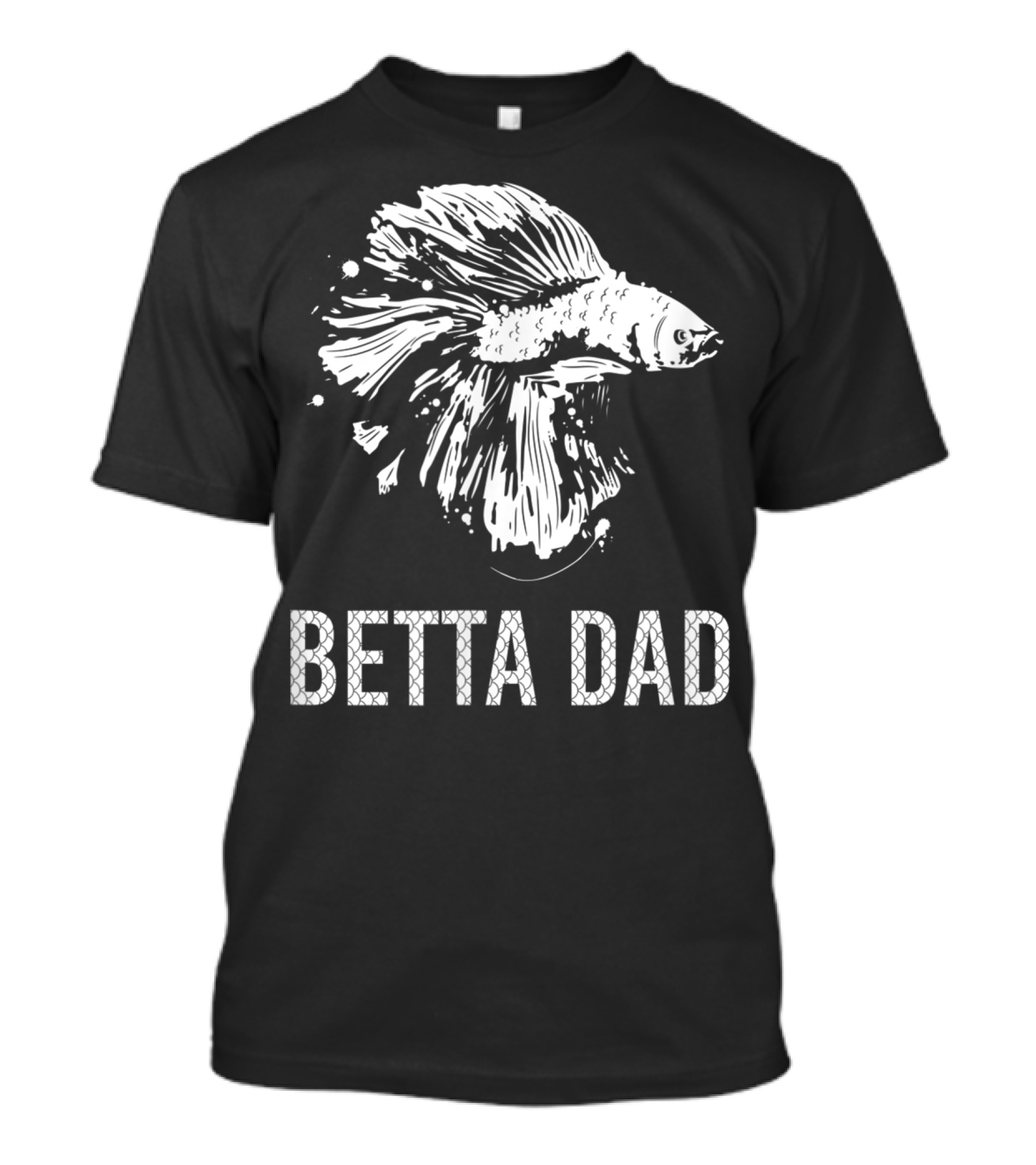 Betta Dad Funny Father Siamese Fighting Fish T-Shirt