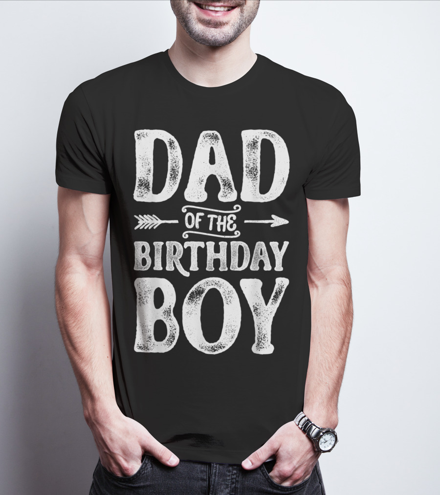 Dad Of The Birthday Boy Father Papa Dad T-Shirt