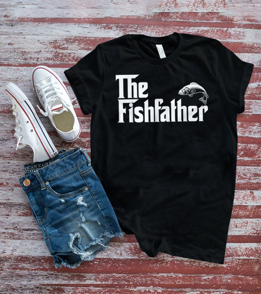 The Fishfather Mens Funny Fish T-Shirt