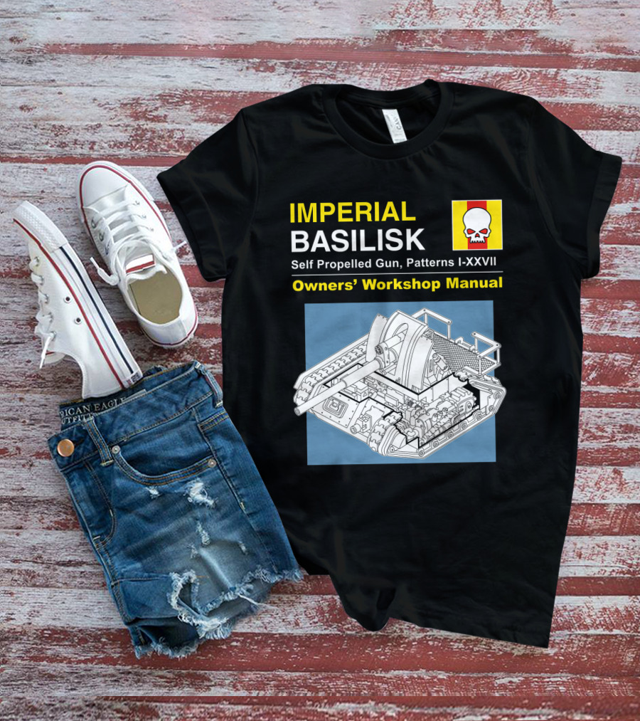 IMPERIAL BASILISK Self Propelled Gun Owners' Workshop Manual T-Shirt