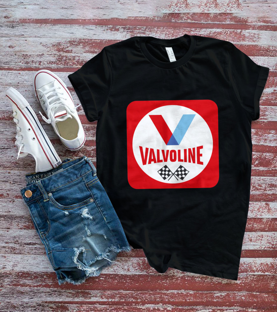 Valvoline Racing Checkered Flag T-Shirt