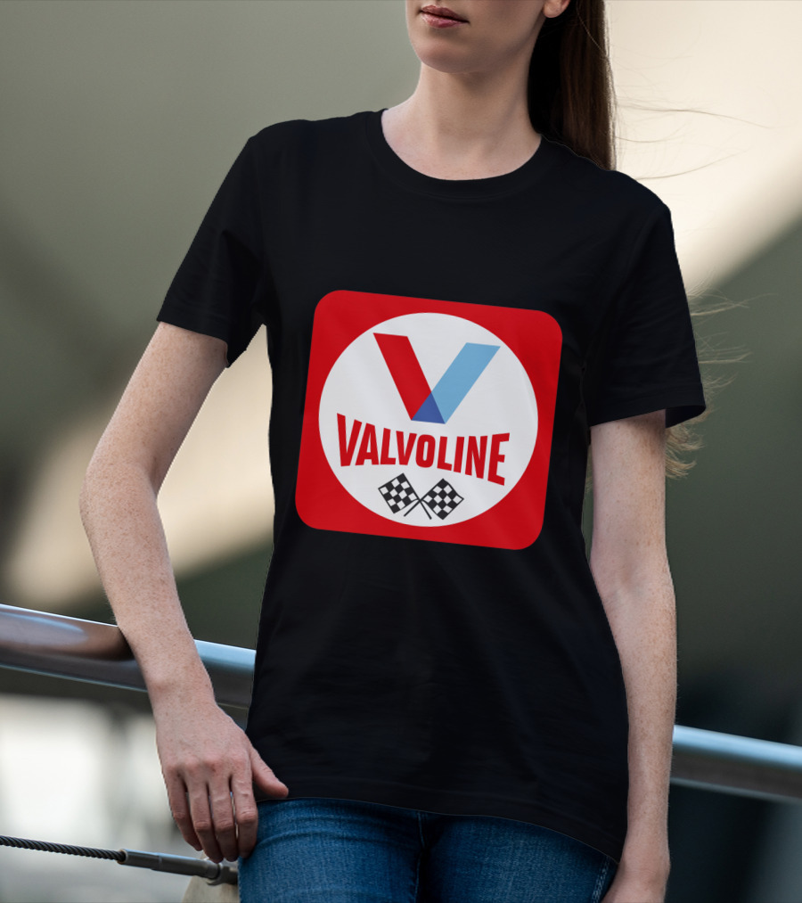 Valvoline Racing Checkered Flag T-Shirt