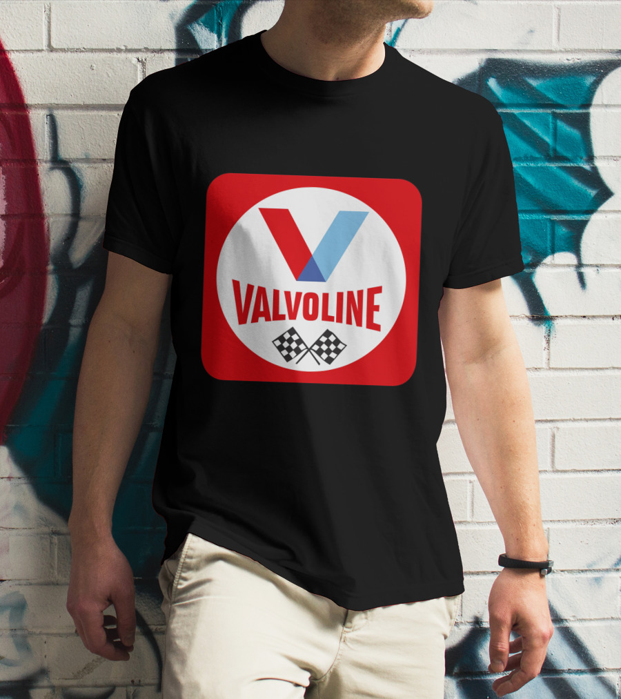 Valvoline Racing Checkered Flag T-Shirt