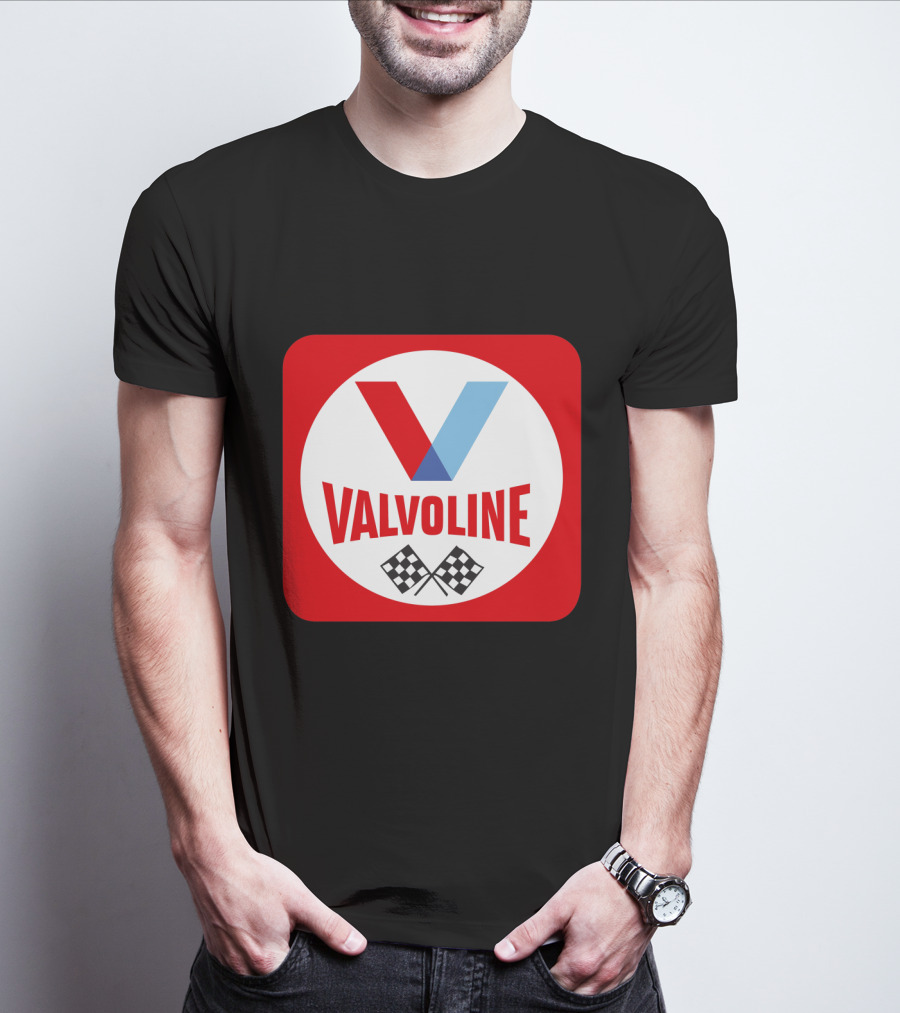 Valvoline Racing Checkered Flag T-Shirt