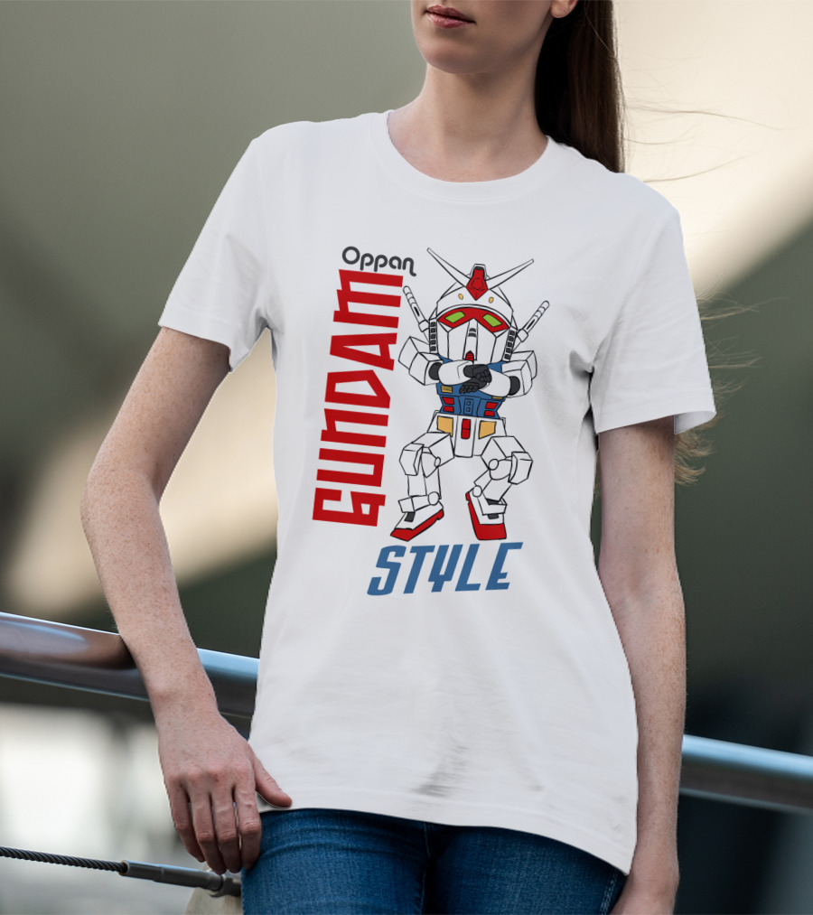 Oppan Gundam Style Vintage Mecha Dance T-Shirt
