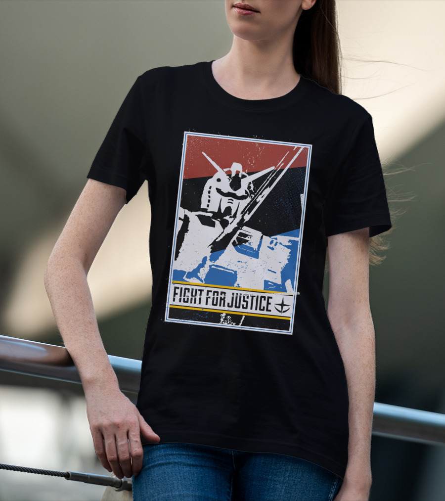 Gundam Fight For Justice Robot T-Shirt