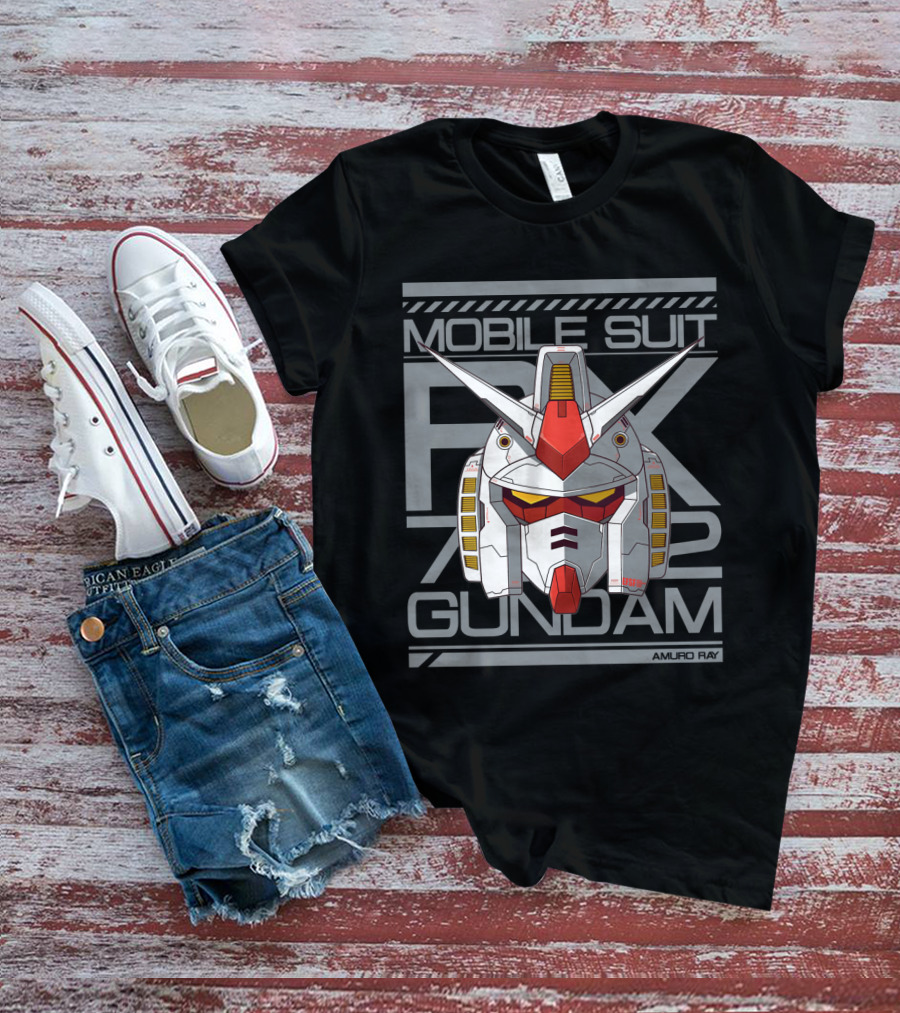 Mobile Suit RX 78 2 Gundam Amuro Ray T-Shirt