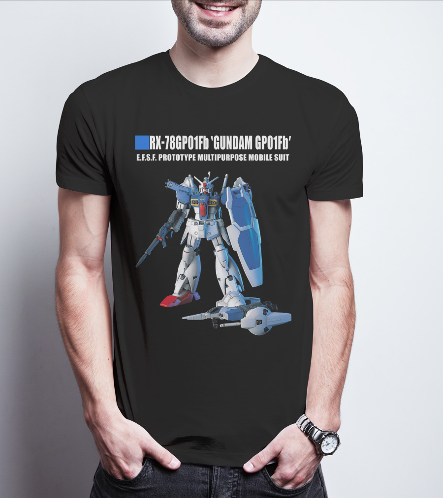 RX-78GP01Fb Gundam GP01Fb E.F.S.F. Prototype Multipurpose Mobile Suit T-Shirt