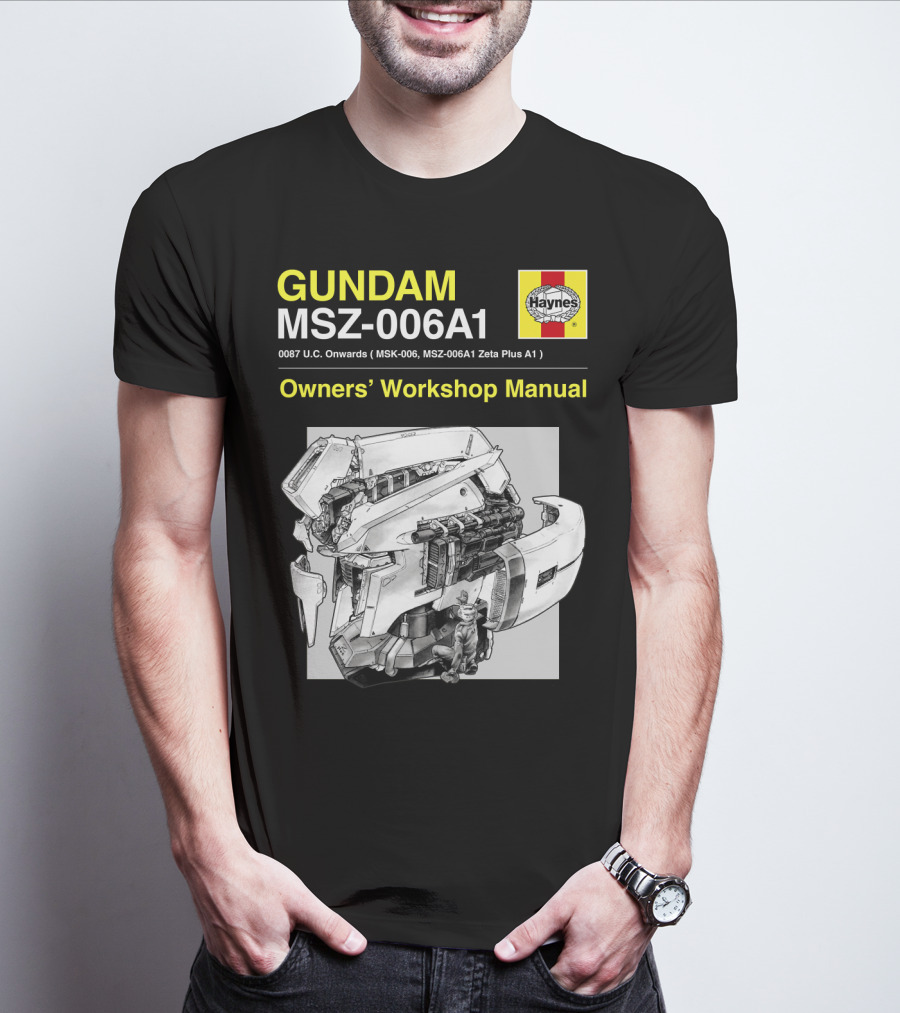 Gundam MSZ-006A1 Zeta Plus Owners' Workshop Manual Haynes 0087 U.C. Onwards T-Shirt