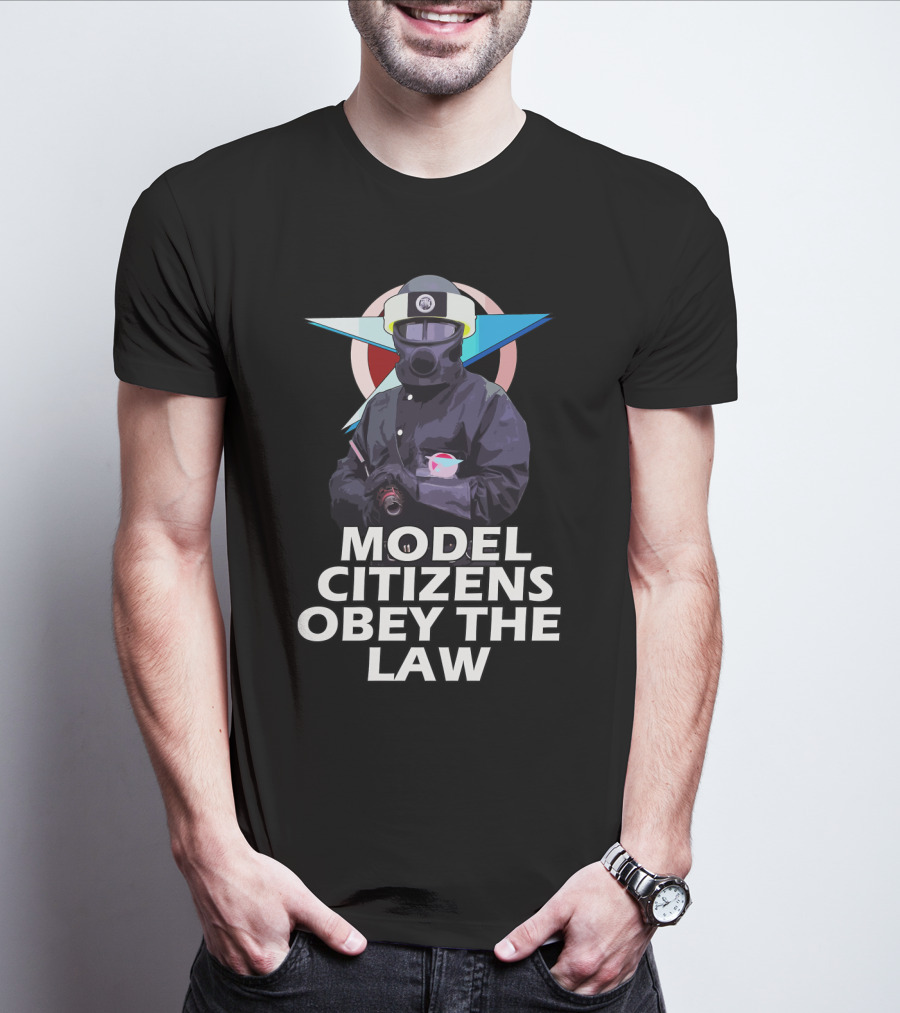 MODEL CITIZENS OBEY THE LAW Blake's 7 Federation T-Shirt