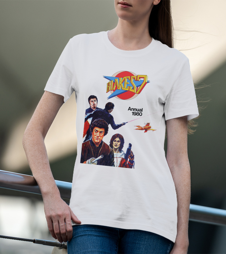 Blake's 7 Annual 1980 Classic Sci-Fi Series Cover T-Shirt