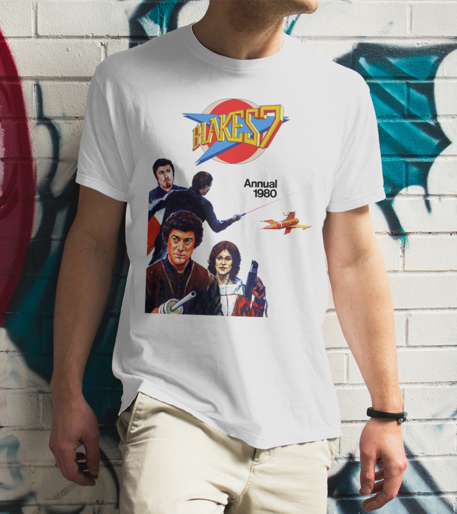 Blake's 7 Annual 1980 Classic Sci-Fi Series Cover T-Shirt