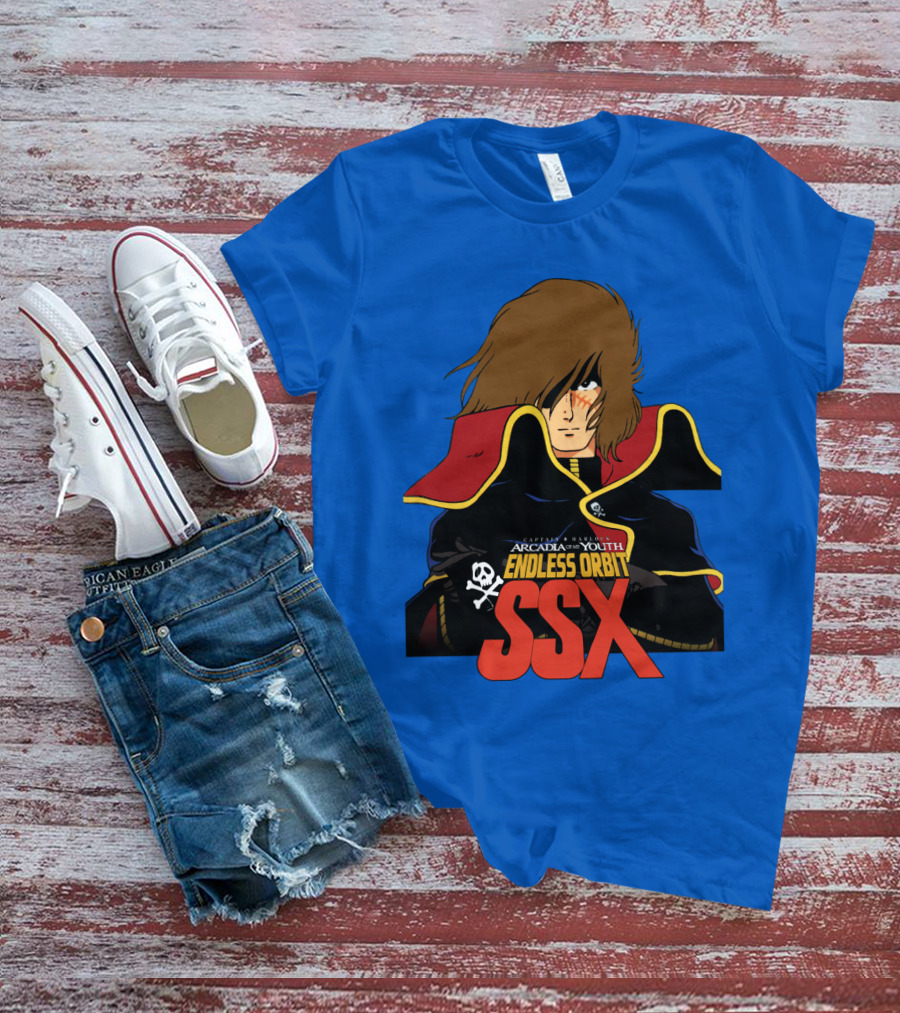Captain Harlock Arcadia Of My Youth Endless Orbit SSX T-Shirt