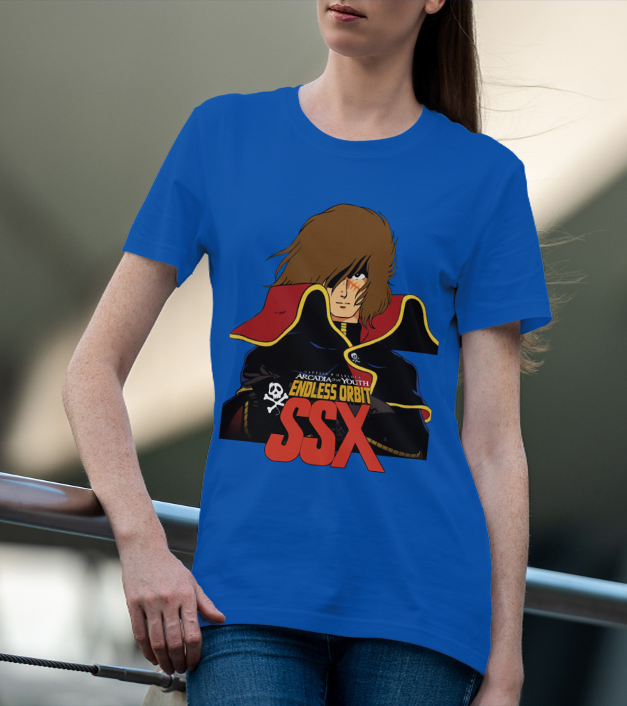 Captain Harlock Arcadia Of My Youth Endless Orbit SSX T-Shirt