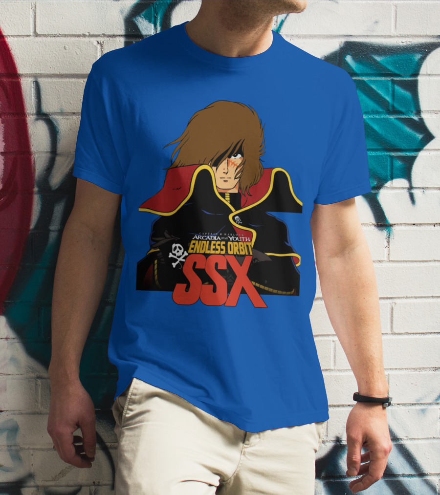 Captain Harlock Arcadia Of My Youth Endless Orbit SSX T-Shirt
