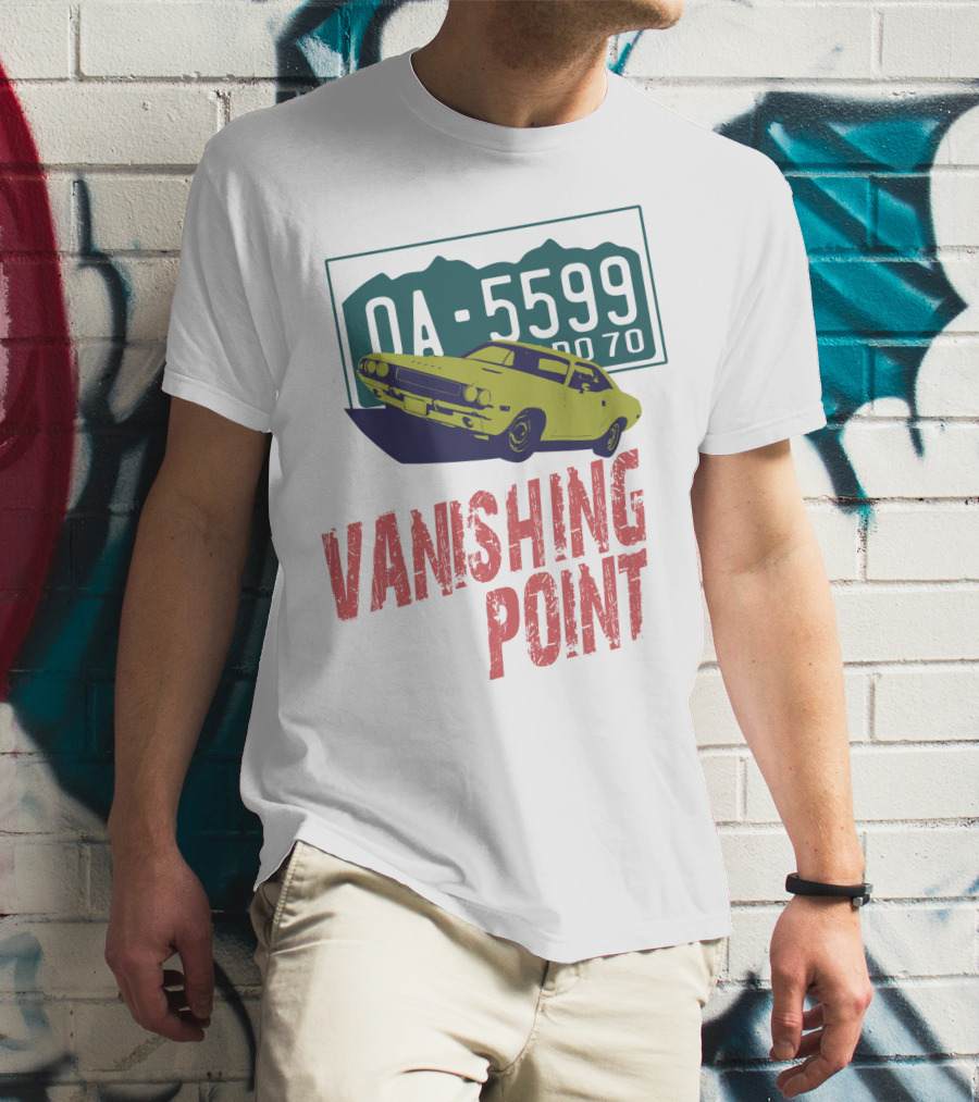 Vanishing Point OA-5599 70s Car Iconic Reference T-Shirt