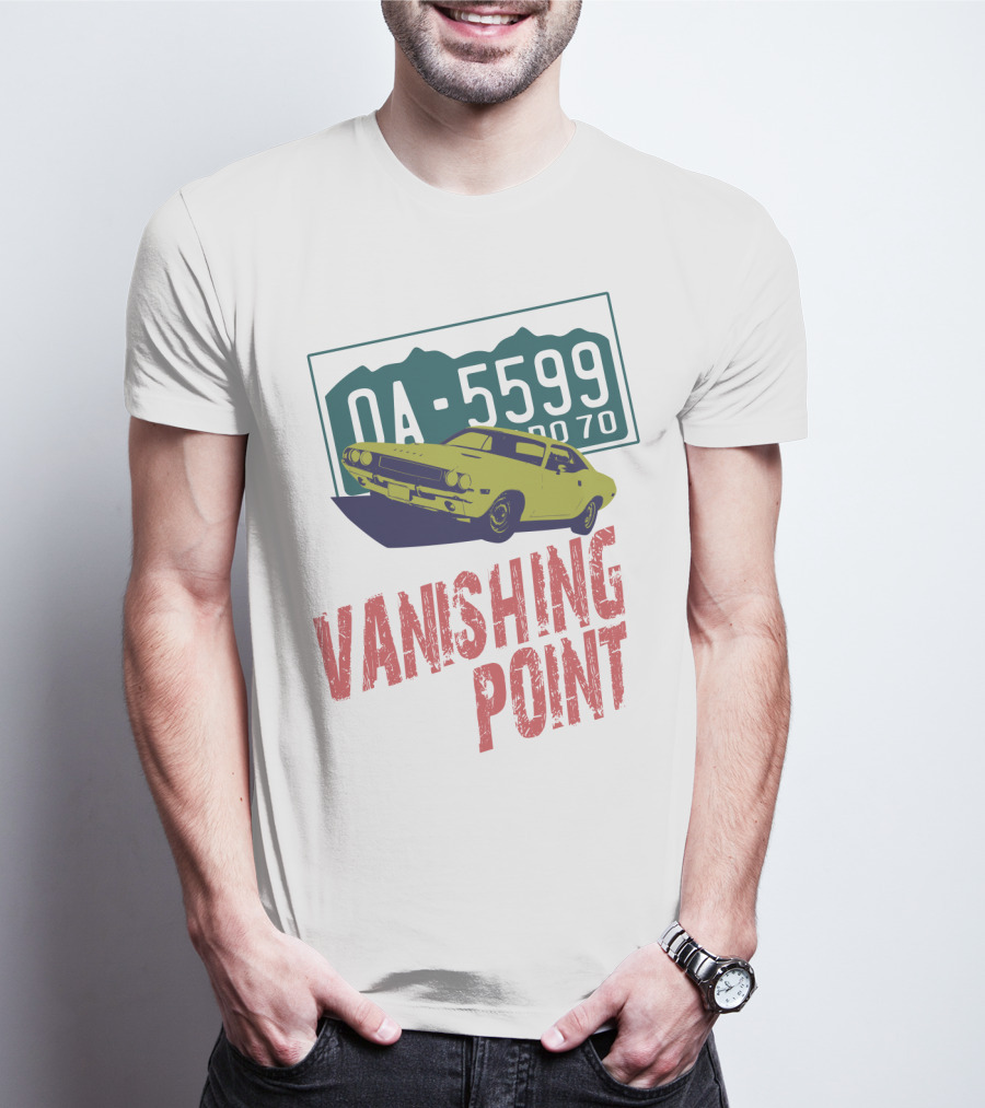 Vanishing Point OA-5599 70s Car Iconic Reference T-Shirt