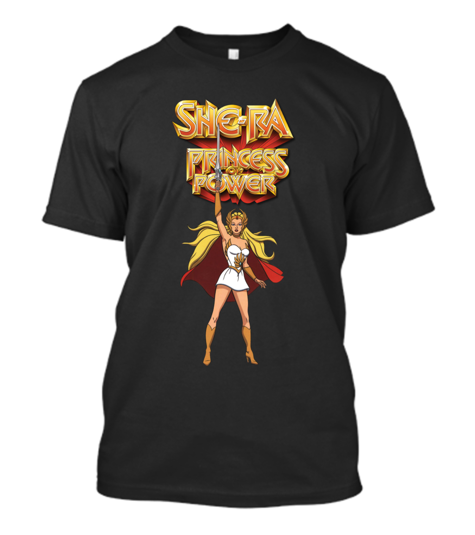 She Ra Princess Of Power Iconic Heroine And Sword T-Shirt