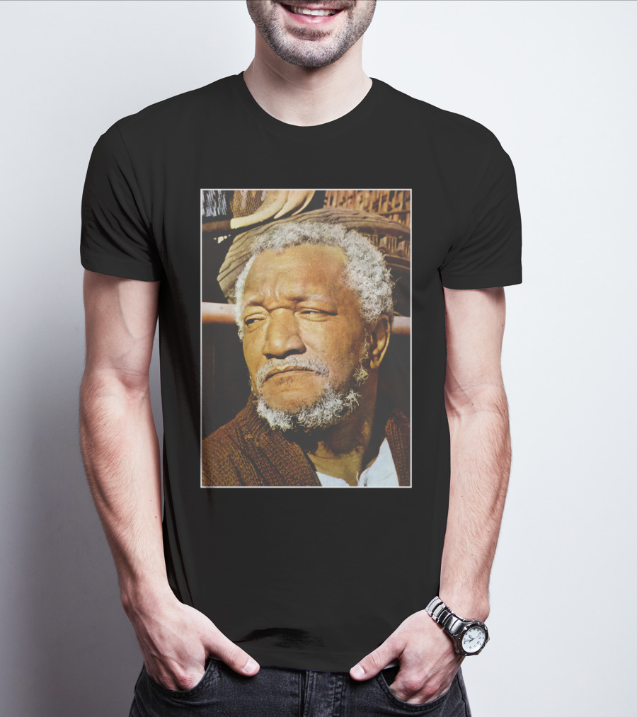 Sanford And Son Fred Sanford Classic Portrait Iconic TV Character T-Shirt