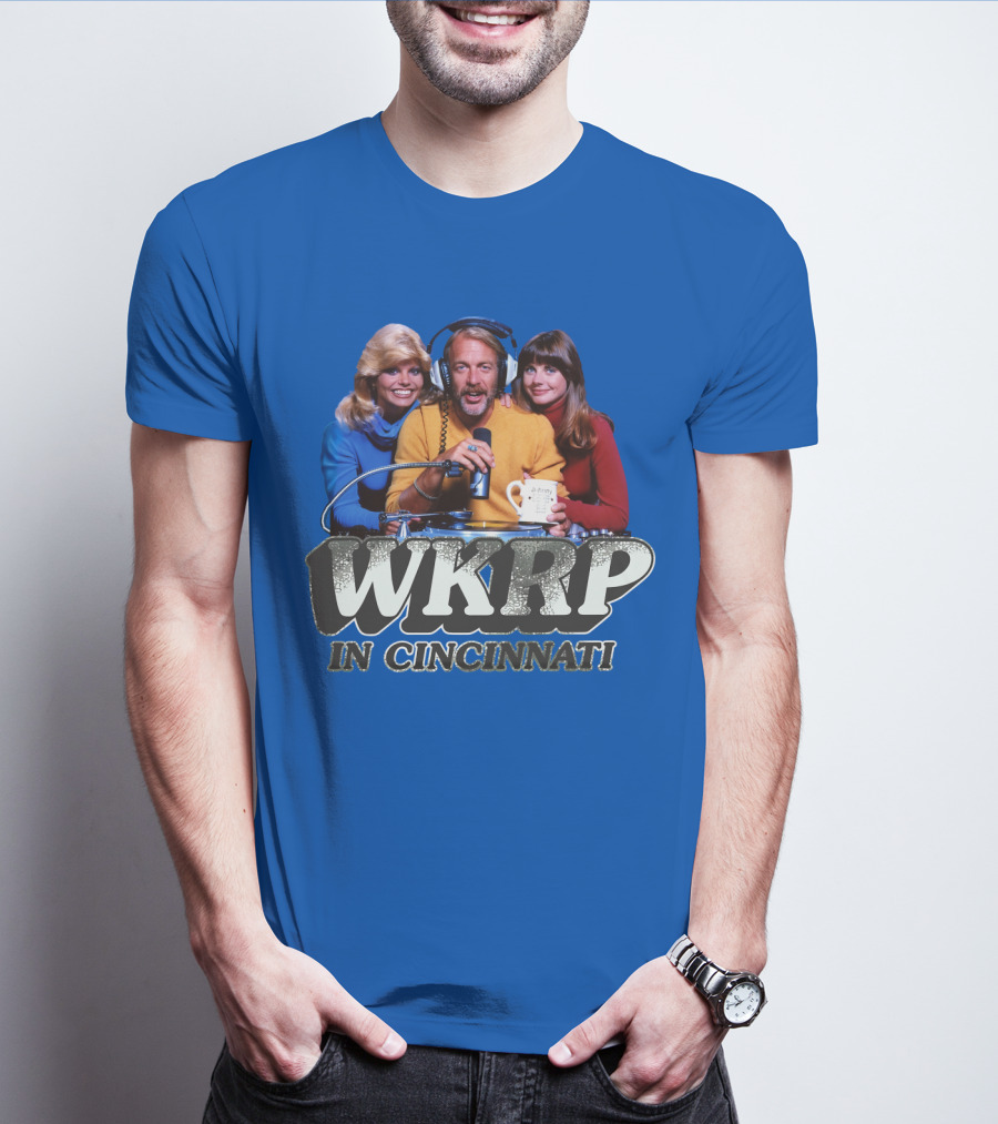 WKRP In Cincinnati Retro Cast 70s Radio Show T-Shirt