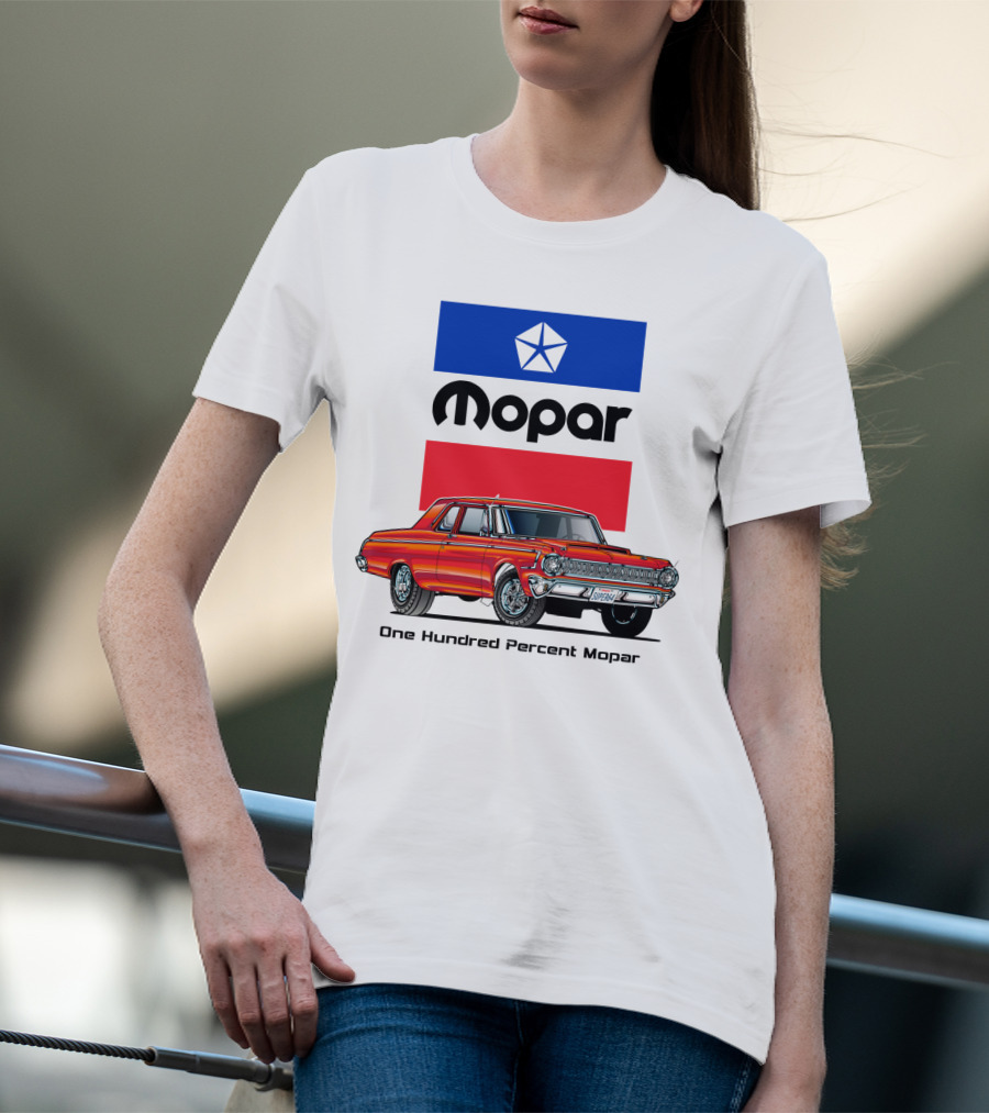 Mopar One Hundred Percent 1964 Dodge Super 440 T-Shirt